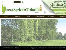 Tablet Screenshot of parcoticinello.it